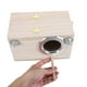 thumbnail image 4 of Caja nido para pájaros con percha, jaula de madera para pájaros, casa nido para cacatúas, agapornis, periquitos, pinzones y loros, 4 of 8