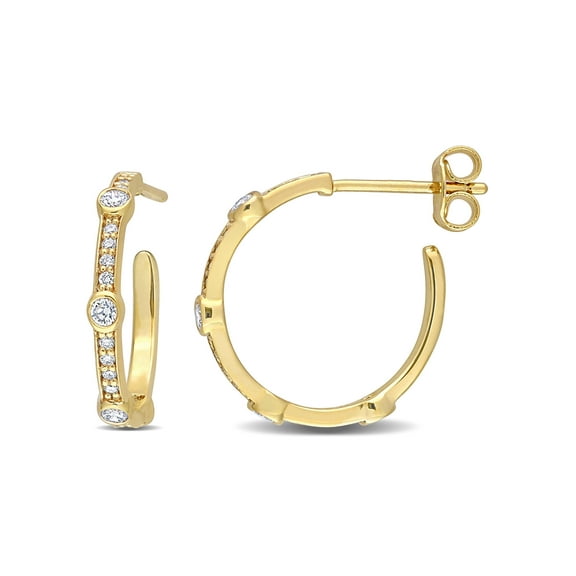 Everly Women's Diamond 10k Yellow Gold Earrings