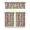 Green Pink Flowers2(1), variant on Mushroom (5) Kitchen Curtain Valance 3 Piece Home Curtains and Valance Set Curtain Sink Window Decor Window Treatment Tier 27.5x36 Length