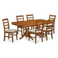 thumbnail image 2 of East West Furniture Napoleon 7 Piece Shaker Dining Table Set, 2 of 3