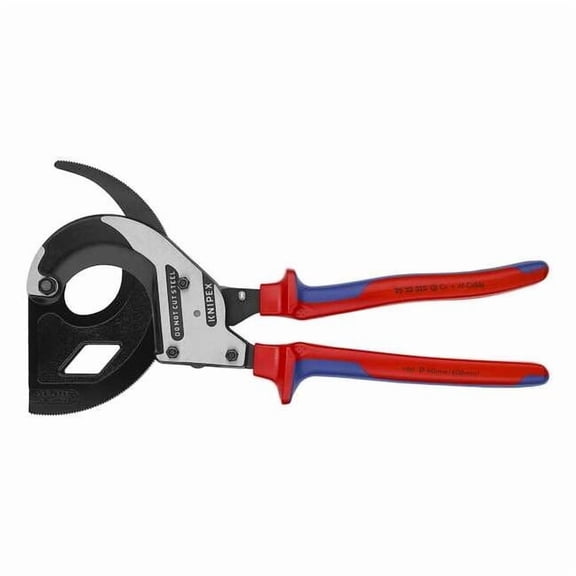 Knipex 12-1/2" Cable Cutter, Center Cut, 3-Stage, Ergonomic Grip 95 32 320