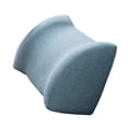 thumbnail image 4 of Cojín de respaldo bajo para silla de oficina, silla de ordenador o coche. Azul claro, 4 of 9