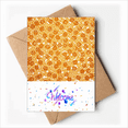 thumbnail image 1 of Wheel Shape Snacks Delicious food Wallpaper Welcome Back Greeting Cards Envelopes Blank, 1 of 3