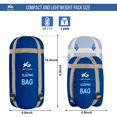 thumbnail image 2 of Saco de Dormir WERTYCITY Impermeable para Clima Templado para Camping, 2 of 6