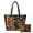 Book Floral Pattern, variant on Dragon Rose Print Set of 2 Women's Quilted Bag Large Capacity Portable for Travel Use Polyester Quilted Shoulder Bags
