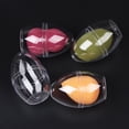 thumbnail image 7 of 6Pcs Transparent Empty Plastic Eggs, Decorative Filled Egg Shells for Easter, Candy Boxes, DIY Wedding Party Favors, Can Store Jewelry and Trinkets, 7 of 7