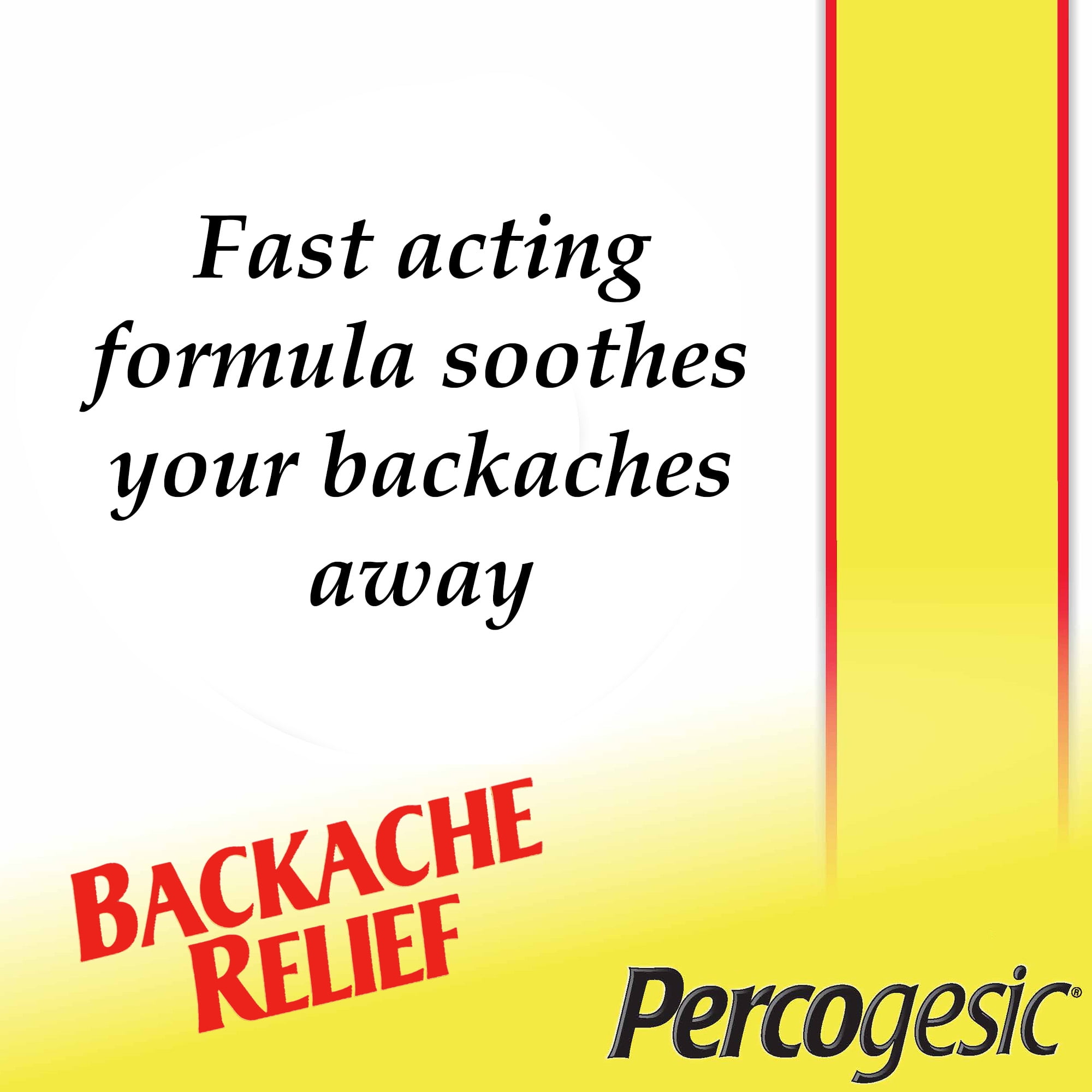 Percogesic Maximum Strength Backache Relief, Fast Acting Pain Reliever, 48 Coated Tablets
