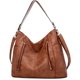 thumbnail image 2 of LHSHID Women’s Tote Handbag Large Shoulder Purse Leather Crossbody Handbag Roomy Work Bag, 2 of 6