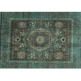 thumbnail image 1 of Ahgly Company Indoor Rectangle Oriental Light Blue Modern Area Rugs, 6' x 9', 1 of 4
