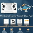 thumbnail image 2 of Mini Drone Beginner, Stunt Drone & All-Ages Mini Drone with Easy Stunt Flights and 360° Tricks, Perfect Beginner-Friendly Flyer for Indoor and Outdoor Use, 2 of 9