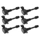 thumbnail image 3 of Bobina de encendido del motor, 6 bobinas de encendido del motor 22448 8J115 de repuesto para Altima Maxima Murano Pathfinder, 3 of 14