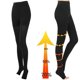 thumbnail image 1 of Medios de elásTAS, Calcetines de compresión de Punta Abierta Negra Lavable para la Salud del Cuerpo, 1 of 7