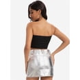 thumbnail image 6 of Womens Tube Tops Strapless Crop tops Basic Backless Sleeveless Bandeau Cute Summer Outfits Sexy Solid Tops, 6 of 6