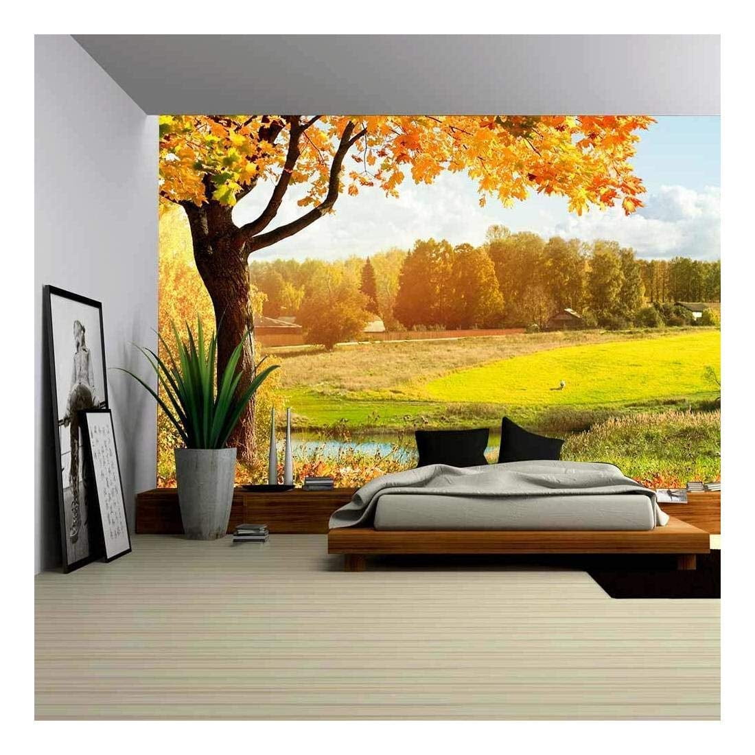 Wall26 Autumn Landscape Removable Wall Mural SelfAdhesive Large