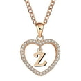 thumbnail image 2 of Collar para mujer, joyería para mujer, joyería de moda para mujer, regalo para mujer, cadena con colgante de 26 letras en inglés, collar con alfabeto, 2 of 2