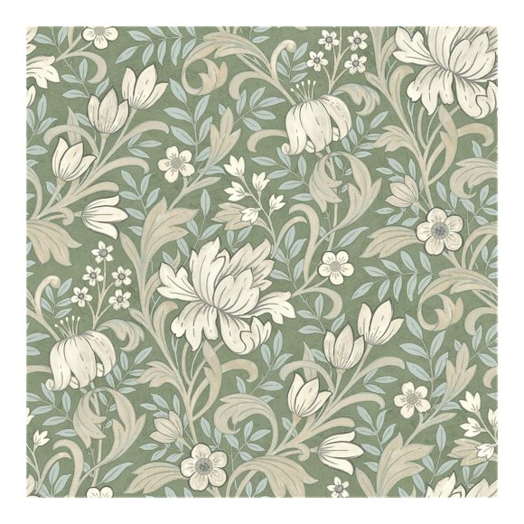 Grandeco Papier Peint Floral Marin