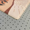 thumbnail image 3 of Boho Bathroom Rug, Modern Abstract Aesthetic Art Non Slip Bathtub Mat Cute Modern Mid Century Abstract Bath Mat Contemporary Art Terracotta Bathroom Accessories Shower Mat Kitchen Rug, 17X29 inch, 3 of 4