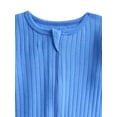thumbnail image 2 of Wonder Nation Organic Cotton Baby Unisex Zip Front Footed Sleep N Play Pajamas, 3-Pack, Sizes Preemie-6/9 Months, 2 of 4