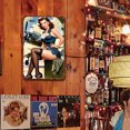 thumbnail image 4 of Placa Metal Vintage para Niña Pintura Hierro Rectangular Arte Pared Del 20x30cm, 4 of 9