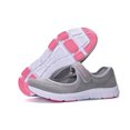 thumbnail image 3 of Missfiona Womens Mary Jane Sneakers Walking Shoes Breathable Granny Flat Work Shoes(6.5,Gray), 3 of 6