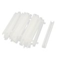 thumbnail image 1 of Unique Bargains 20pcs Nylon Horizontal Mount PCB Circuit Board Slot Guide Rail Holder Bar, 1 of 1