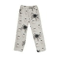 thumbnail image 2 of Hearthz Halloween Mens Flannel Pajama Pants Plush Fuzzy Men's Pajama Pants for Family Warm Cozy Pj Bottoms Lounge Pants Plush Pajama Pants, 2 of 8