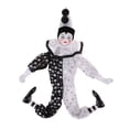 thumbnail image 3 of Muñeca de 38 cm Sunnimix Muñeca Arlequín de cerámica y Tela, 3 of 8