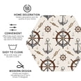 thumbnail image 4 of Balery 6 Pcs Anchor With Ropeleather Coasters Set, Drink Table Cup Coasters For Living Room Kitchen Coffee Decor, 4 of 9