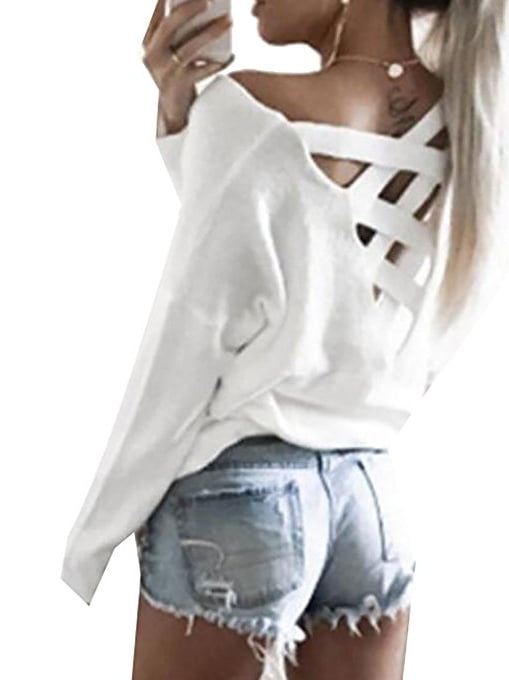 criss cross backless top