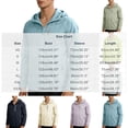 thumbnail image 4 of ZRGHAOYLQ Men's UPF 50+ Hoodie Lightweight Full Zip Long Sleeve Sun Protection Shirt Summer Cycling Hiking Outdoor Blouse, 4 of 9