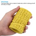 thumbnail image 4 of 164Ft Floral Bind Wire Wrap Twine 2mm Florist Wire Iron Wire Paper Covered Vine Yellow, 4 of 5