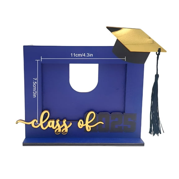 LAMIRO Graduation Photo Frame 2025 with Cap Tassel Design,Perfect Keepsake for Class of 2025 Graduates,4x6" Display