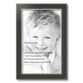 thumbnail image 2 of ArtToFrames 13x21 inch Black Velvet with Silver Wide Picture Frame, Black MDF Poster Frame (4693), 2 of 7
