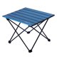 thumbnail image 1 of De Camping Portátil, Pequeña Plegable Con De Aluminio Y Bolsa De Transporte Para Exteriores, Picnic, Barbacoa, Cocina, Fest Azul Baoblaze Mesa de camping plegable, 1 of 8