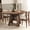 Walnut, variant on 43.3''-59'' Extendable Round Dining Table for 4-8, Mid Century Modern Wooden Round Table with Removable Leaves Space Saving, for Kitchen Living Room