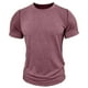thumbnail image 1 of pstuiky camisetas de hombre, Camisas casuales de moda para hombre, cuello redondo liso, tipo pulóver, cortas camisas casuales para hombre s, 1 of 7