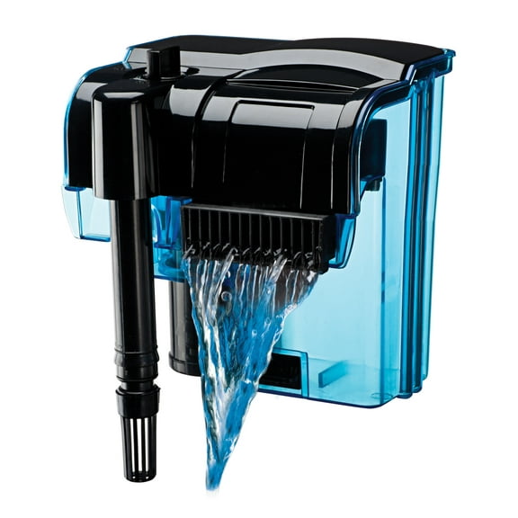 Penn-Plax Cascade 100 Power Filter – Hang-on Filter with Quad Filtration