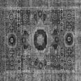 thumbnail image 1 of Ahgly Company Indoor Square Abstract Gray Modern Area Rugs, 5' Square, 1 of 4