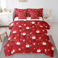 thumbnail image 1 of YST Full Comforter Set,7 Pieces Christmas Gnomes Bedding Sets Full Bed in a Bag with Reversible Red Xmas Bed Set,Merry Christmas Patchwork Comforter, Sheets, Pillowcases and Shams, 1 of 5
