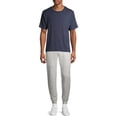 thumbnail image 2 of Hanes Men’s Modal Spandex Crew Neck Pajama Tee, 2 of 6