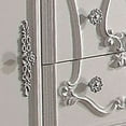 thumbnail image 3 of Spacious 5 Drawer Wooden Dresser with Scrolled Legs, Bone White, 3 of 3