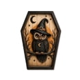 thumbnail image 2 of Dalxymotic Halloween Picture Frame, Wooden Frame Wall Art Decoration, Spooky Seasonal Art Decoration, Fall Decor, Halloween Decorations Indoor Outdoor for Wall, Home, Mantel, Shelf, 2 of 7