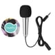 thumbnail image 3 of Mini micrófono de karaoke Healifty, portátil, para voz e instrumentos, ideal para grabar, chatear y cantar (plateado), 3 of 5