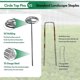 thumbnail image 5 of Landscape Staples 6 Inch Galvanized Landscape Sod Stakes Garden Staples Landscape Fabric Staples Weed Barrier Pins 50pcs, 5 of 5