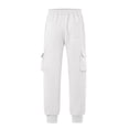 thumbnail image 4 of Zszcpp Men Work Pants Spring Sports Vacation Suitable Pocket Long Simple Plain Solid Lounge Trousers Casual Trouser, 4 of 4