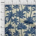 thumbnail image 2 of oneOone Cotton Jersey Beige Fabric Coconut Tree & Leaf Dress Material Fabric Print Fabric By The Yard 58 Inch Wide, 2 of 6