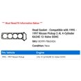 thumbnail image 2 of Head Gasket - Compatible with 1995 - 1997 Nissan Pickup 2.4L 4-Cylinder KA24E 12-Valve SOHC 1996, 2 of 2