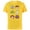 Yellow, variant on Disney and Pixar’s Toy Story Emoji Moods - Short Sleeve Cotton T-Shirt for Adults - Customized-Black