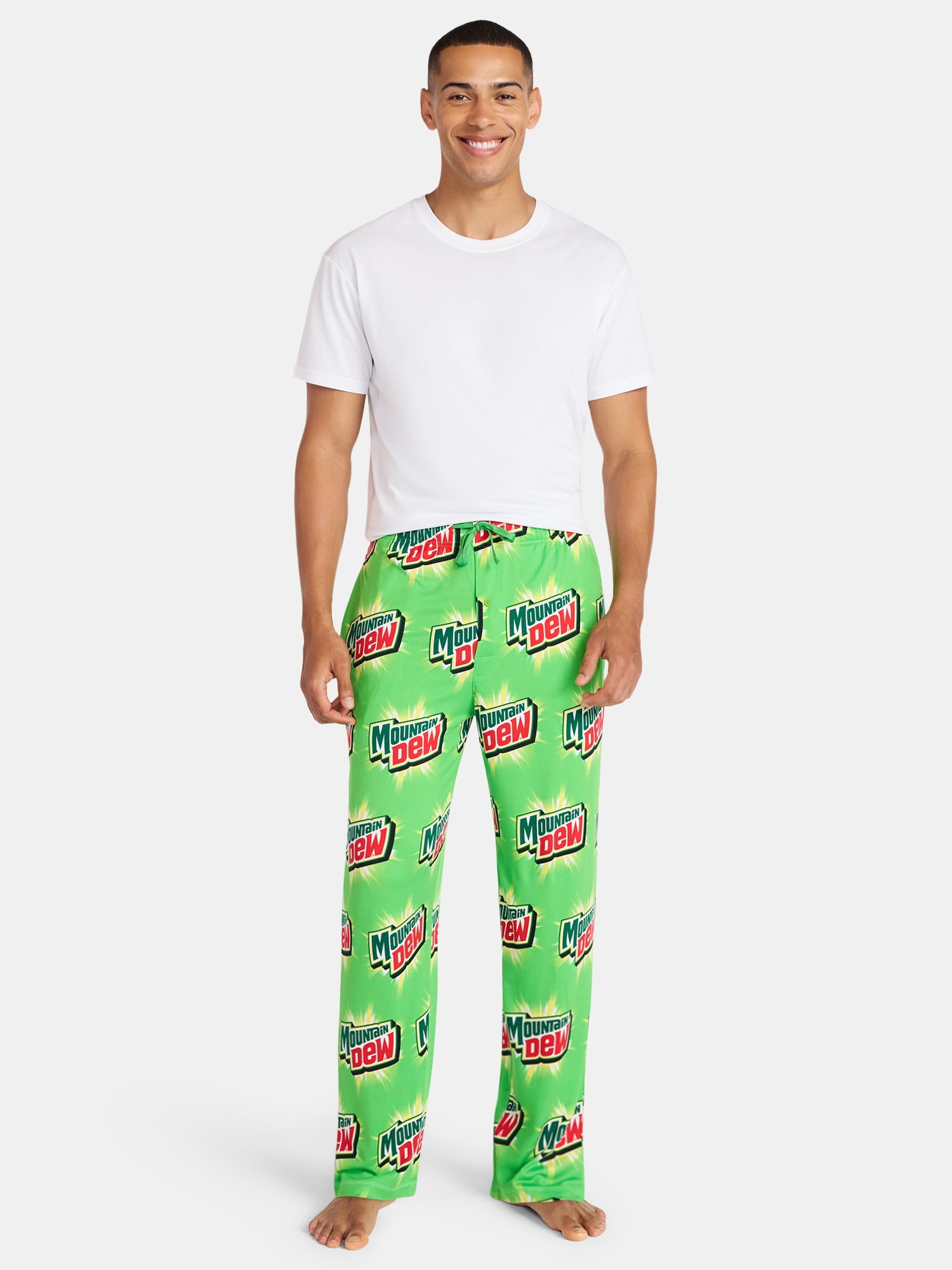 Mountain Dew Men's Graphic Sleep Pants, Sizes S-2XL