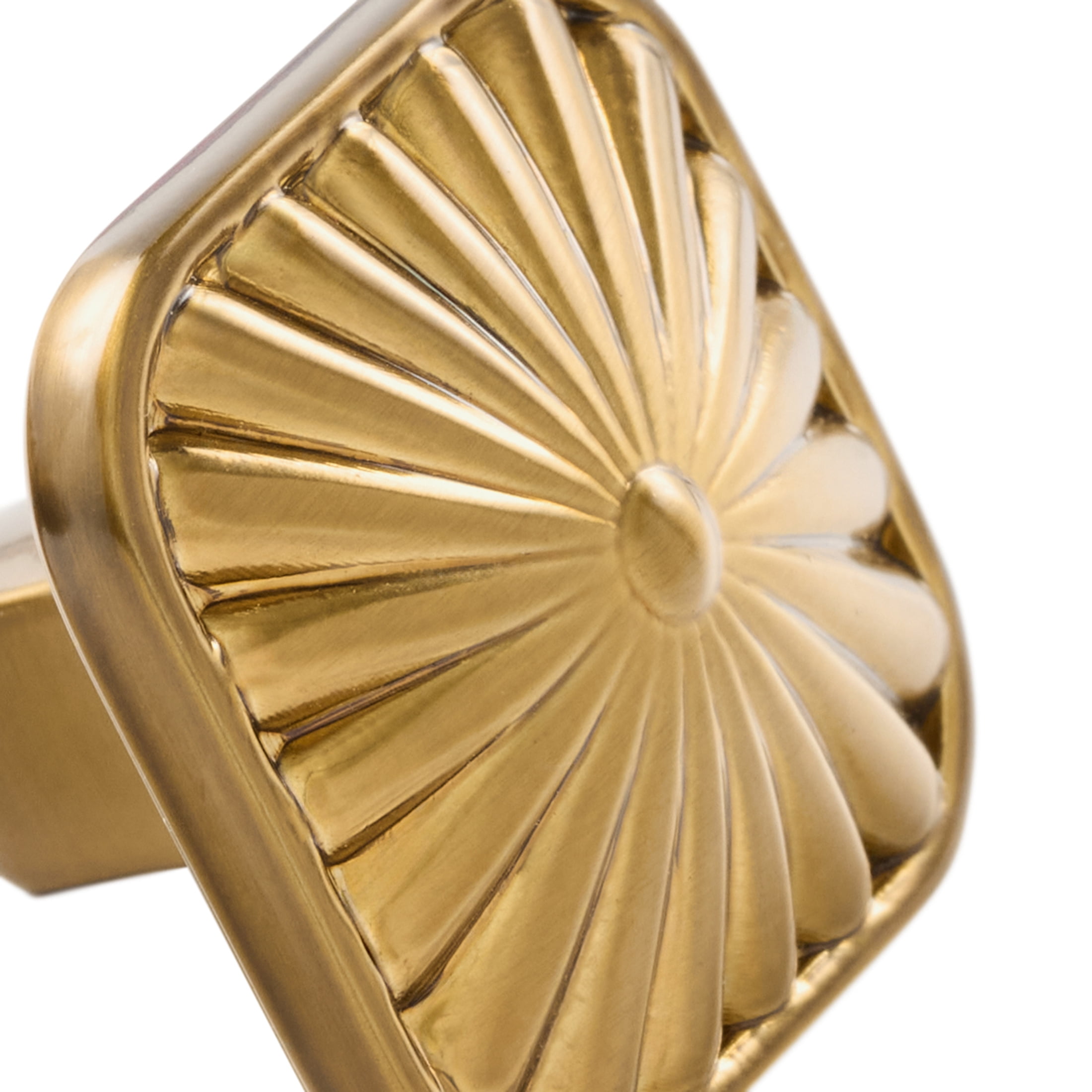 Better Homes & Gardens 1.26" Starburst Knob, Modern Heirloom Collection, 2 Pack, Heritage Gold